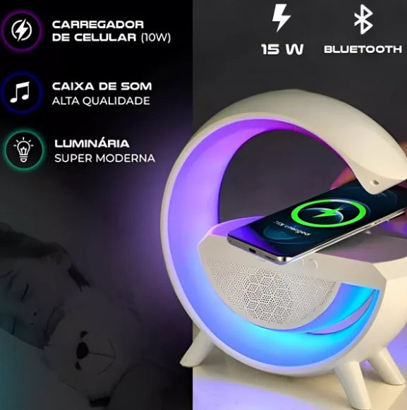 Luminária Led Carregador Indução